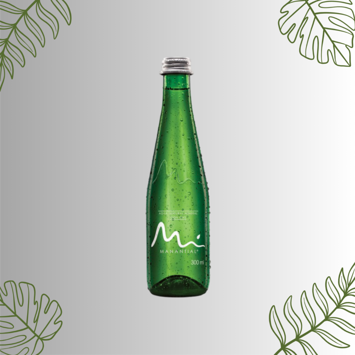 agua mineral con gas