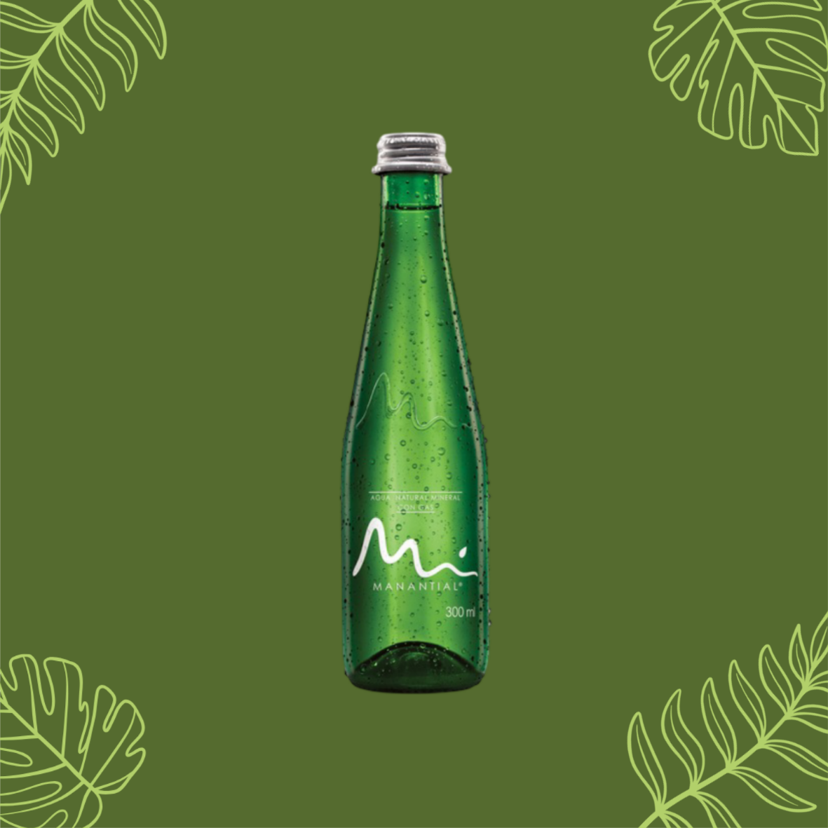 agua mineral con gas